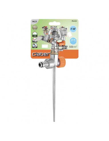 IRRIGATORE A BATTENTE SU PICCHETTO METAL CLABER