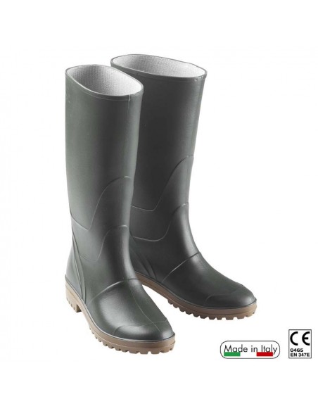 STIVALI ADULTO GINOCCHIO MISURA 45 IN PVC VERDEMAX