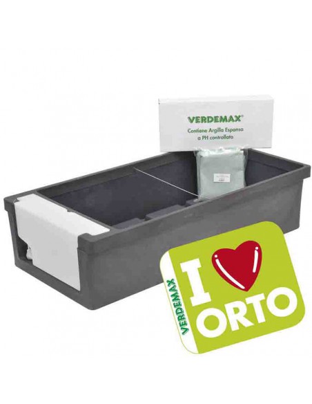 KIT ORTO URBANO COLORE ANTRACITE VERDEMAX