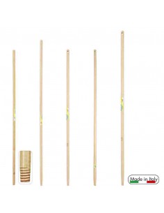 MANICO IN LEGNO CERTIFICATO FSC DIAMETRO MM 26 LUNGHEZZA CM 180 PER RASTRELLI E