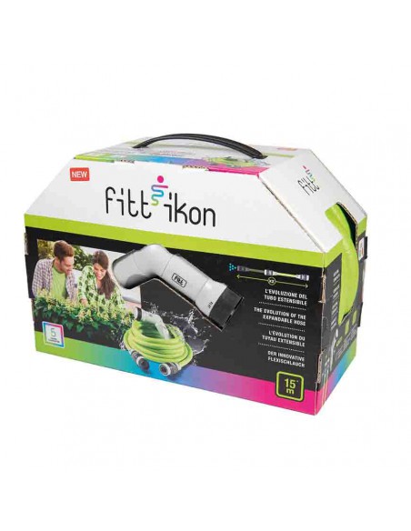 TUBO IRRIGAZIONE ESTENSIBILE IKON LIME 25 METRI