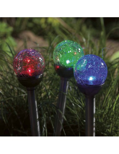 ILLUMINAZIONE LUCE SOLARE DA GIARDINO SOLAR STAKE