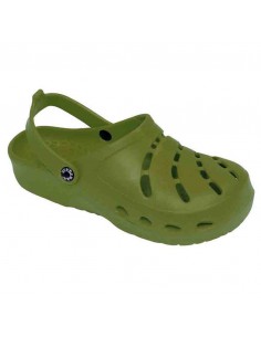 CIABATTE DA GIARDINO FORATO VERDE MISURA 35-36