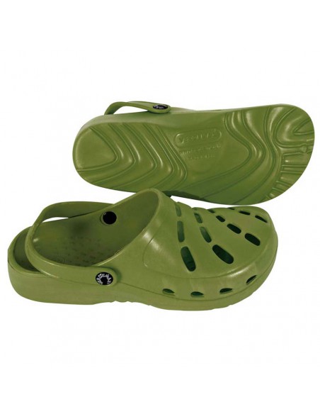 CIABATTE DA GIARDINO FORATO VERDE MISURA 43-44