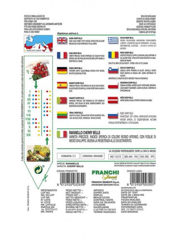 SEMI DI RAVANELLO CHERRY BELLE adatti in vaso o in terra