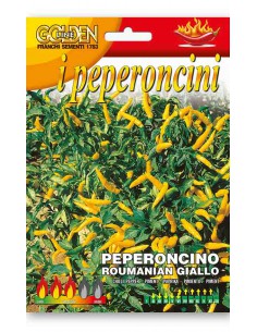 SEMI DI PEPERONCINO ROUMANIAN GIALLO varietà precoce