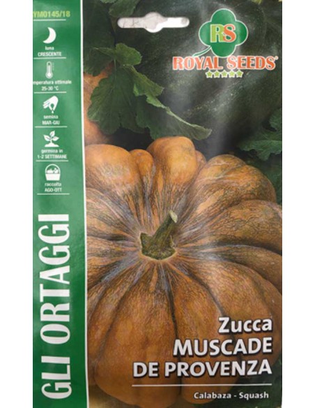 SEMI ZUCCA MUSCADE DE PROVENZA polpa dolce