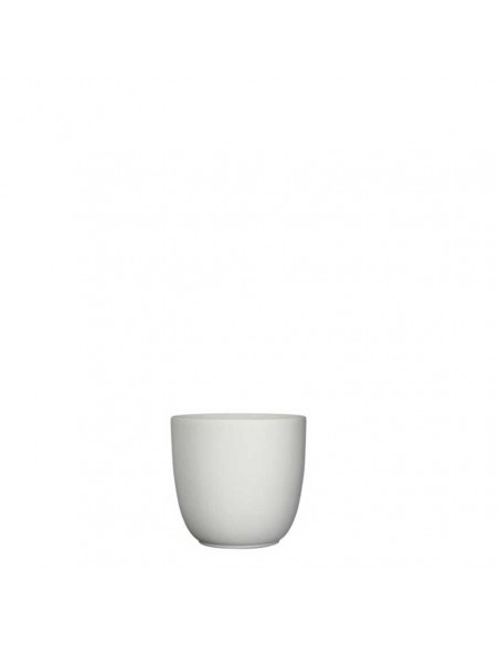 COPRIVASO CERAMICA TUSCA WHITE MATT - H11XD12CM