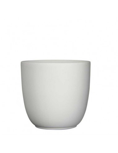 COPRIVASO CERAMICA TUSCA WHITE MATT - H28,5XD31CM