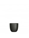 COPRIVASO CERAMICA TUSCA BLACK MATT - H13XD13,5CM