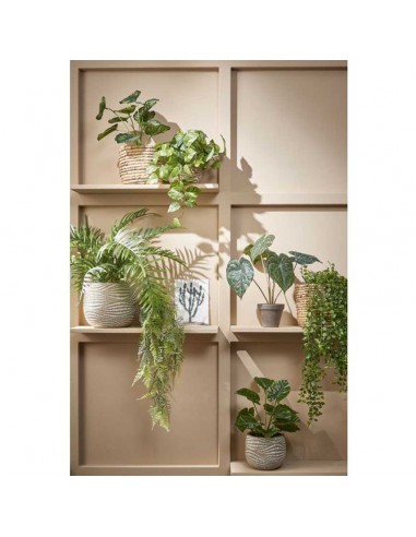 COPRIVASO CERAMICA HENDRICK OVAL CREAM - L 42