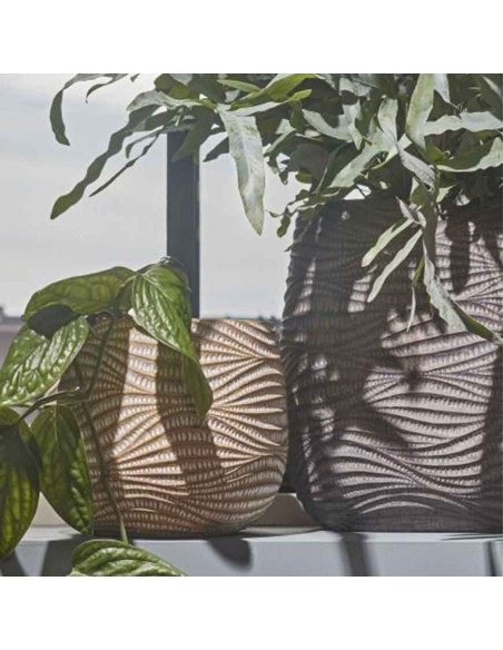 COPRIVASO CERAMICA HENDRICK OVAL BROWN - L 28