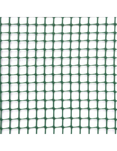 RETE QUADRATA MAGLIA 10 MM VERDE  VENDITA A TAGLIO