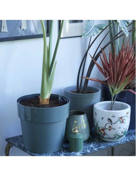 VASO PER PIANTE ROTONDO ELHO - COLORE OCRA