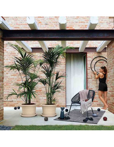 VASO CILINDRO ANTRACITE VECA - COLORE TERRACOTTA