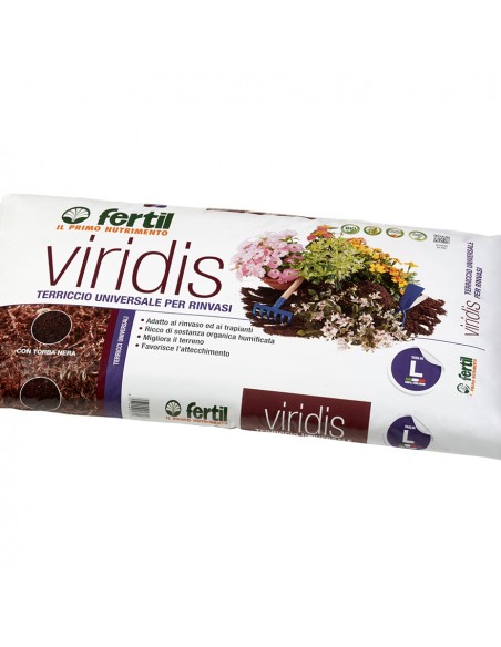 TERRICCIO VIRIDIS 20 LT terriccio universale per rinvasi