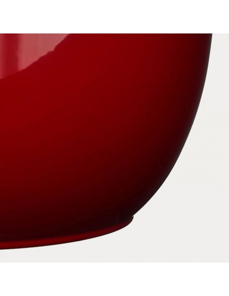 COPRIVASO CERAMICA TUSCA RED - H14XD14,5 cm