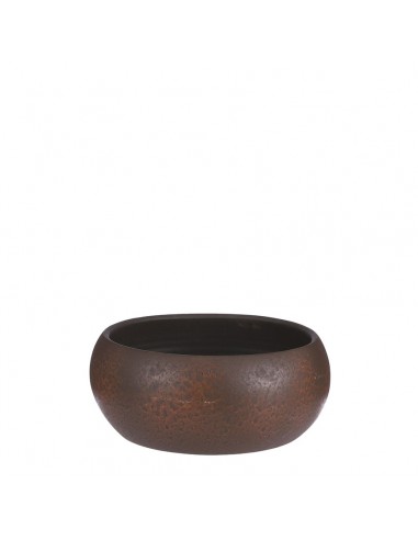 VASO LESTER BOWL RUST STONE - Altezza 12 cm X Diametro 28 cm