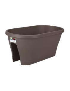 VASO FIORIERA DA BALCONE DIMENS. 60 CM - TORTORA 2
