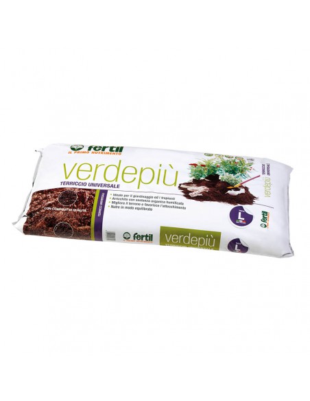 TERRICCIO VERDEPIU' LT 20 ideale per giardinaggio,trapianti