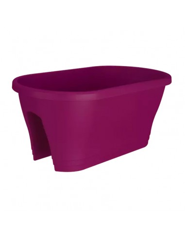VASO FIORIERA DA BALCONE DIM. 60 CM - ROSSO CILIEGIA
