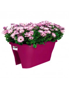 VASO FIORIERA DA BALCONE DIM. 60 CM - ROSSO CILIEGIA