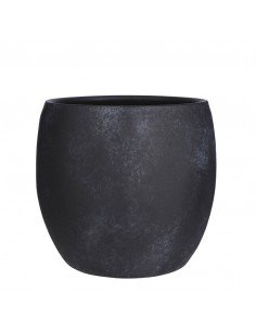 COPRIVASO CERAMICA LESTER BLACK STONE 33CM