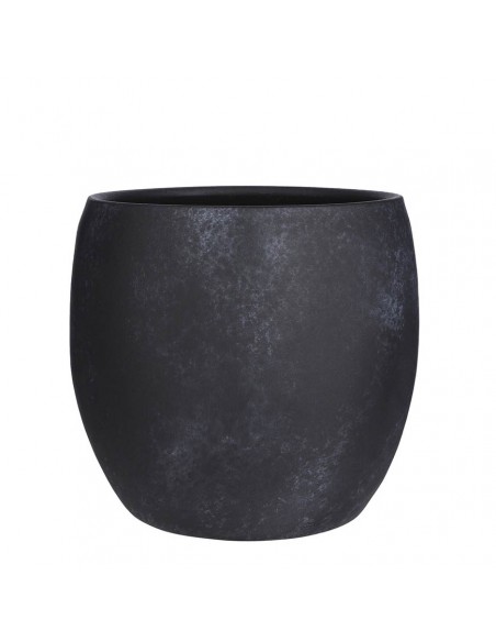 COPRIVASO CERAMICA LESTER BLACK STONE 33CM
