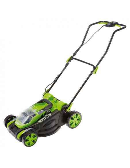 TAGLIAERBA A BATTERIA RS20 VERDE E NERO VERDEMAX