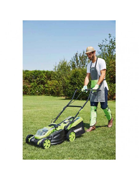 TAGLIAERBA A BATTERIA RS20 VERDE E NERO VERDEMAX