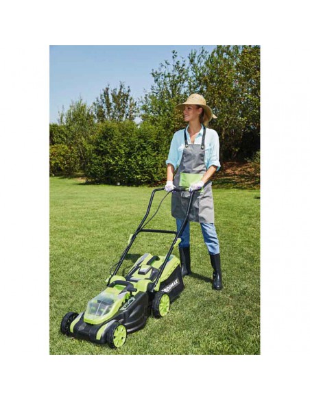 TAGLIAERBA A BATTERIA RS20 VERDE E NERO VERDEMAX