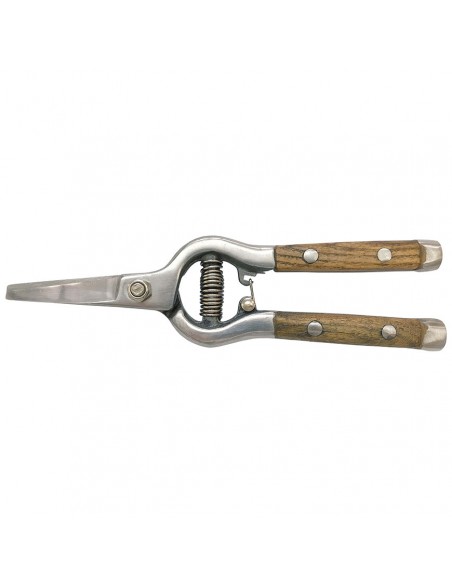 FORBICE PER FIORI CON MANICO IN LEGNO 20,5CM