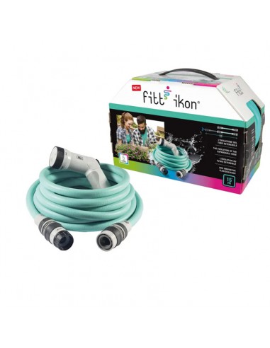 TUBO IRRIGAZIONE ESTENSIBILE IKON AQUAMARINE 15 M