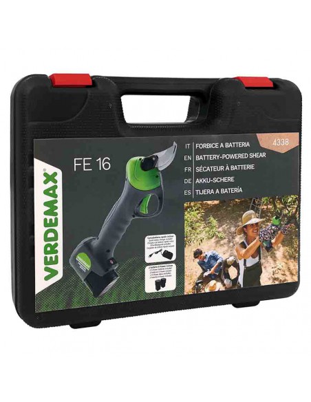 FORBICE PER POTATURA FE16 A BATTERIA VERDEMAX