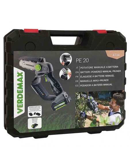 POTATORE MANUALE A BATTERIA PE20 VERDEMAX