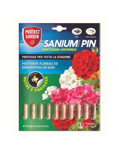 INSETTICIDA SISTEMICO PRONTO ALL'USO PG SANIUM PIN 20(10X2GR)