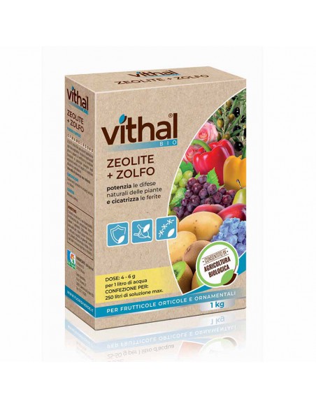 FUNGICIDA CORROBORANTE VITHAL BIO ZEOLITE + ZOLFO