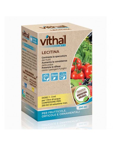 FUNGICIDA CORROBORANTE VITHAL BIO LECITINA 80 250 ML