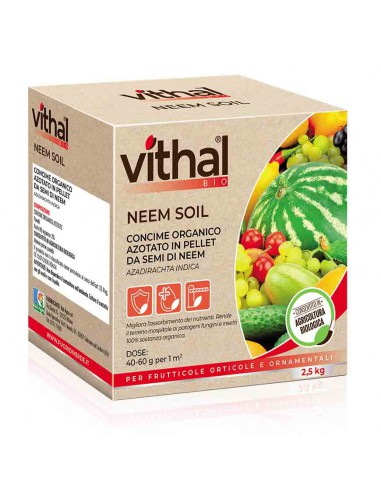 INSETTICIDA VITHAL BIO NEEM SOIL 2,5 KG