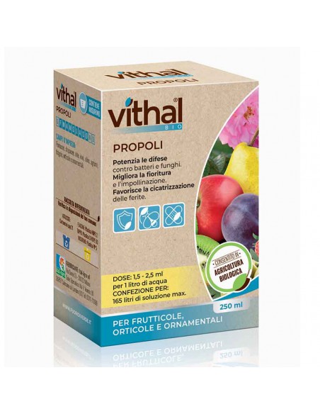 FUNGICIDA E BATTERICIDA VITHAL BIO PROPOLI 250 ML