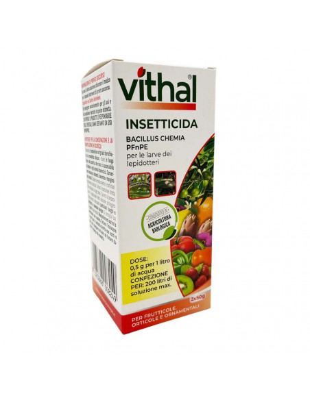 INSETTICIDA VITHAL PIRALIDE DEL BOSSO Grammi 50