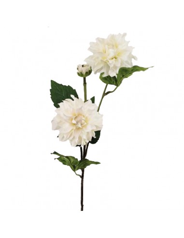 DALIA SPRAY WH artificiale fiore stelo 64 cm