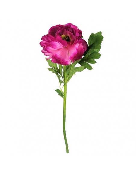 RANUNCOLO X1 BT artificiale fiore stelo 60 cm
