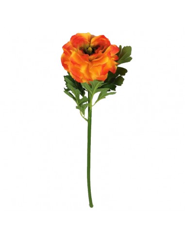 RANUNCOLO X1 OR artificiale fiore stelo 60 cm