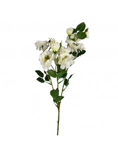 PEONIA  SPRAY X 4 fiori CR artificiale fiore stelo 90 cm