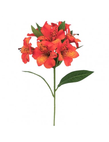ALSTROMERIA OR artificiale fiore stelo 60 cm