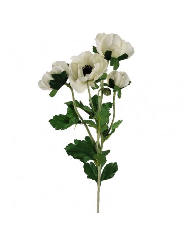 ANEMONE SPRAY X 4 CR artificiale fiore stelo 62 cm