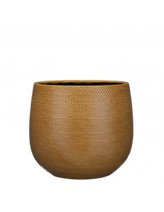 COPRIVASO CERAMICA GABRIEL POT OCHRE - D 29 CM
