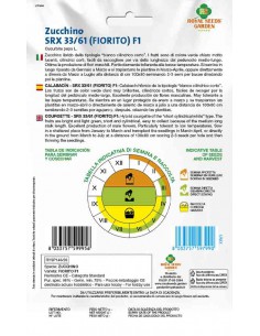 SEMI ZUCCHINO da fiore varietà speciale fioritura abbondante 2