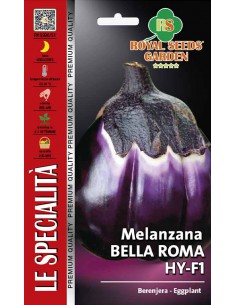 SEMI MELANZANA BELLAROMA F1 frutto grande e rotondo